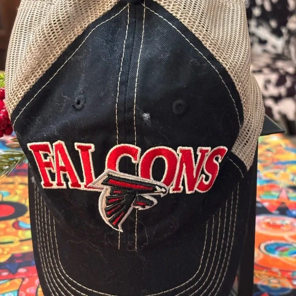 NFL Team Apparel Black and Tan Cap - Picture 7 of 7